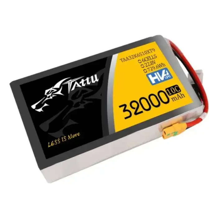 Tattu 32000mAh 22.8V 10C 6S1P Lipo Battery Pack With XT90-S Foto 2