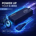 Qoltec Fast Charger for e-bike 36V | 42V | 2A | C14-IEC-3Pin +power cable Foto 5