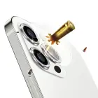 Tempered Glass HARD DIAMOND for camera (LENS) for Iphone 15 Pro/15 Pro Max silver (lens 3 pieces) Foto 11