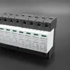 Qoltec AC surge protector arrester | 4P | 420V | T2 | C Photo 4