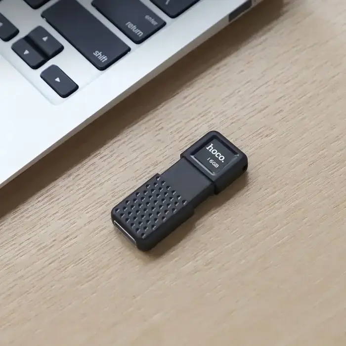 Pendrive 8GB USB 2.0 (USB A) Hoco UD6 black Foto 4
