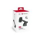 Magnetic car phone holder Forcell F-Grip Carbon H-CT327 windshield / dashboard black Photo 1