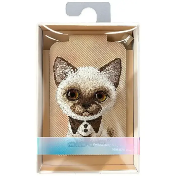Magnetic phone wallet stand  Nimmy New Big-Eye Cute Pets 2.0 Cat brown Foto 7