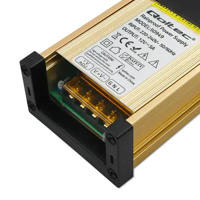 Qoltec LED Driver IP45 60W | 12V | 5A | Waterproof Фото 4