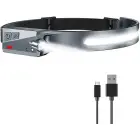 LED headlamp with IPX4 motion sensor USB-C 1200 mAh - black Photo 7