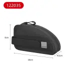 SAHOO bike bag on the bicycle frame with zip 0,3L 122035 black Photo 5