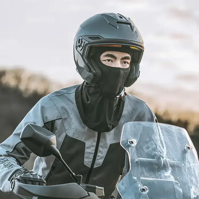 Wozinsky WKM-03B face mask motorcycle bicycle winter balaclava - black Foto 20