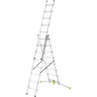Combination stairs HobbyLOT / aluminium / 2x8+1x9 steps Photo 1
