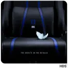 Gaming chair Diablo Chairs X-One 2.0 Normal Size black-blue Foto 9