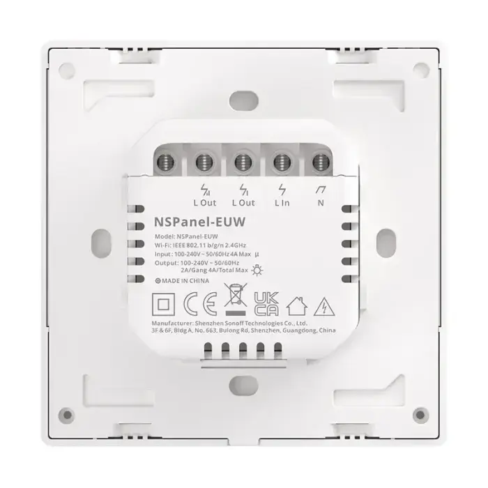 Smart Scene Wall Switch WiFi Sonoff NSPanel (white) Foto 4