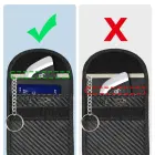 KLATKA FARADAYA TECH-PROTECT KLR100 POUCH KEYLESS RFID SIGNAL BLOCKER CASE CARBON BLACK Foto 3