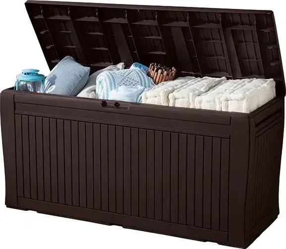 Uzglabāšanas kaste Comfy Storage Box 270L brūna Foto 10