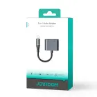 Joyroom SY-L02 Lightning to 2x Lightning DAC adapter 2in1 - black Фото 5