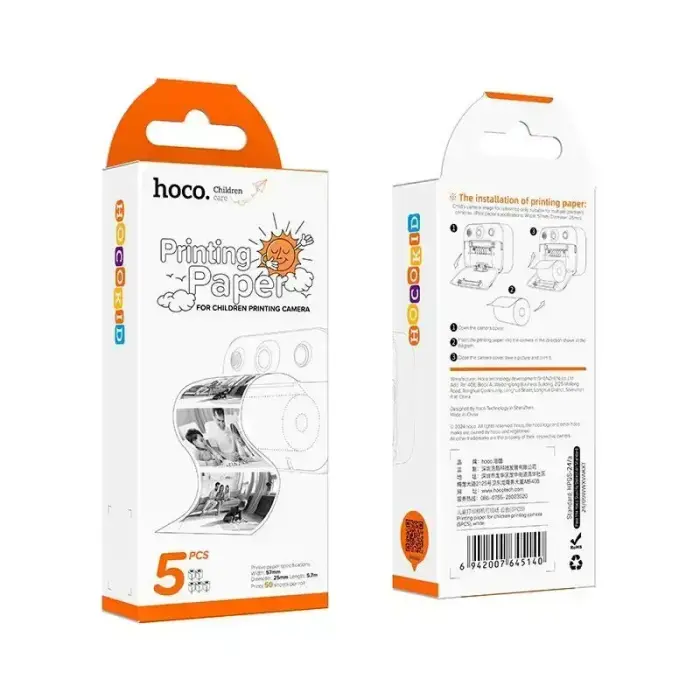 Printing paper for children printing camera Hoco 5 pcs Foto 6