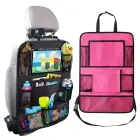Car organizer for front seats with compartments pink Foto 2