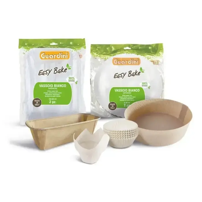 Бумажные противни белые комплект из 3 штук Easy Bake Bio Ø23 см Фото 2