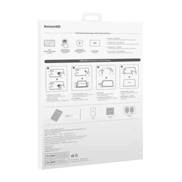 Baseus Crystal Tempered Glass 0.3mm for tablet Huawei MatePad Pro 12.6" Foto 10