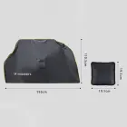 Wozinsky WPP-01O Cover - Anti-dust, Anti-moisture Protective Cover for Scooter Bike - Black Foto 4