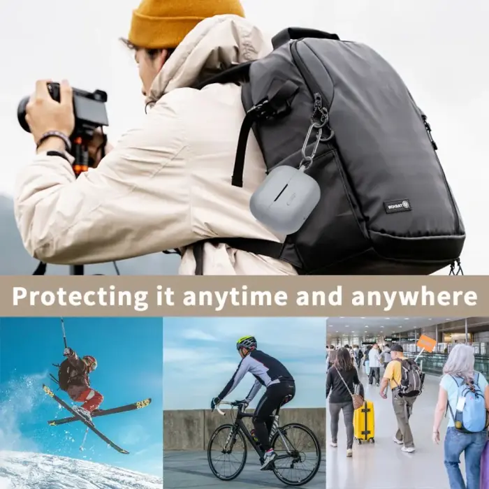 TECH-PROTECT SILIKONA ĀĶIS SAMSUNG GALAXY BUDS 3 | 3 PRO MELNS Foto 5