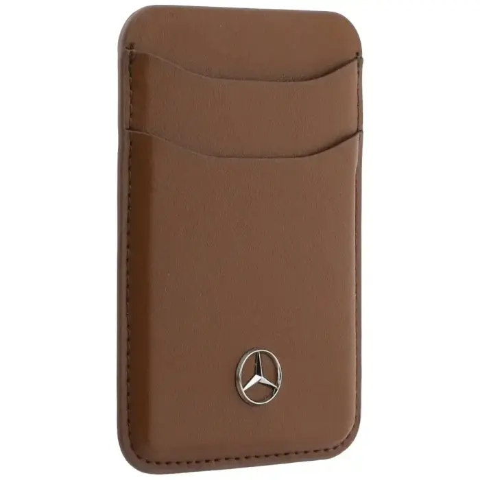 Magnetic Card Wallet Mercedes Leather camel Foto 4