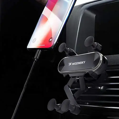 Wozinsky Gravity Car Mount Phone Holder for Air Outlet black (WCH-05) Фото 11