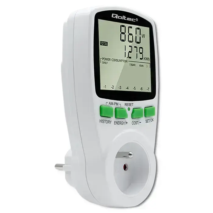 Qoltec Power meter PM0627 with history | 3680W | 16A | LCD Foto 17