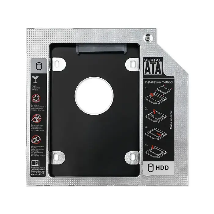 Qoltec HDD Caddy for laptop 2.5" HDD | 9.5 mm Foto 2