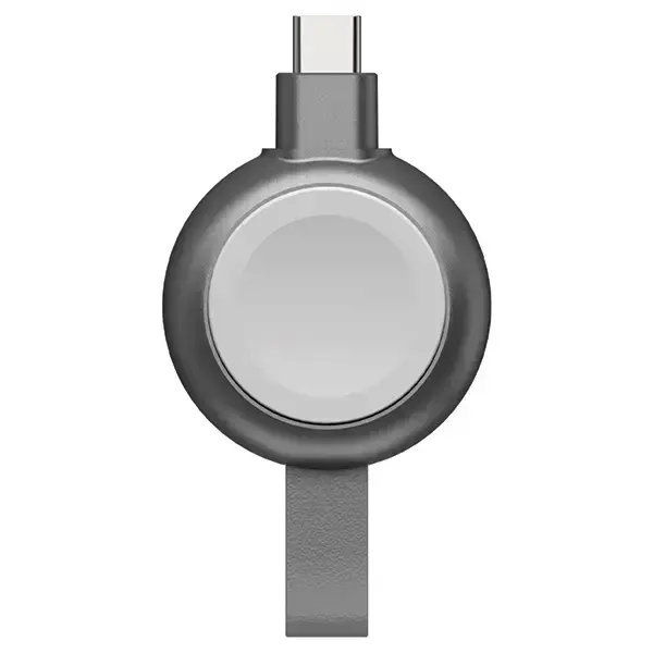 ENERGEA WatchPod 3 compact inductive charger for Apple Watch 5W USB-C Fast Charging gray/gunmetal Фото 2