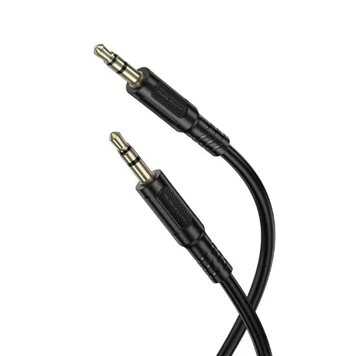 Borofone Cable AUX BL25 Nice - jack 3,5mm to jack 3,5mm - 1 metre black Photo 2