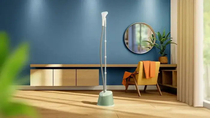 PHILIPS 1000 sērijas Tvaika gludeklis ar statīvu, 1600 W, zaļš Photo 2