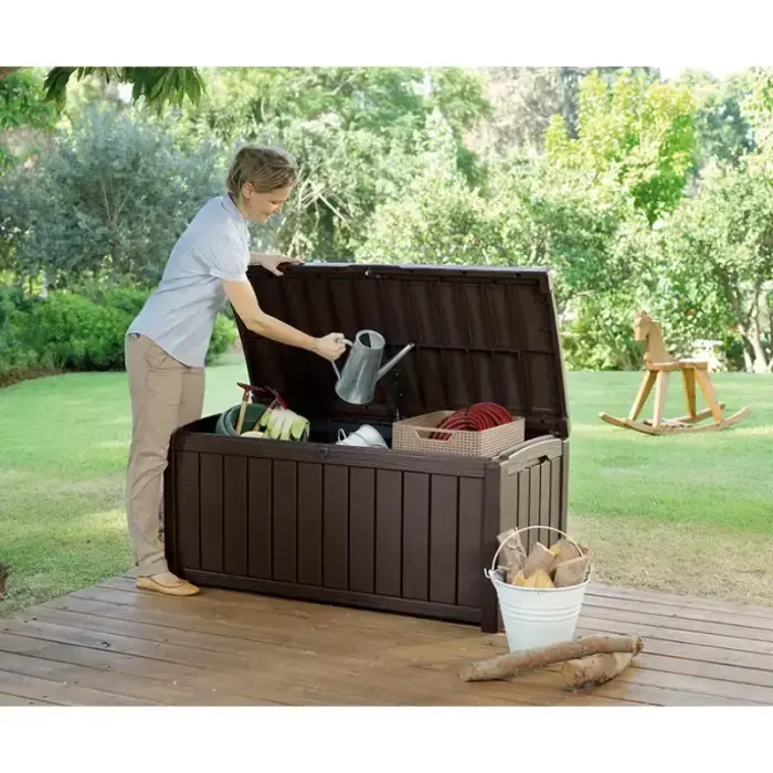 Uzglabāšanas kaste Glenwood Storage Box 390L brūna Foto 5