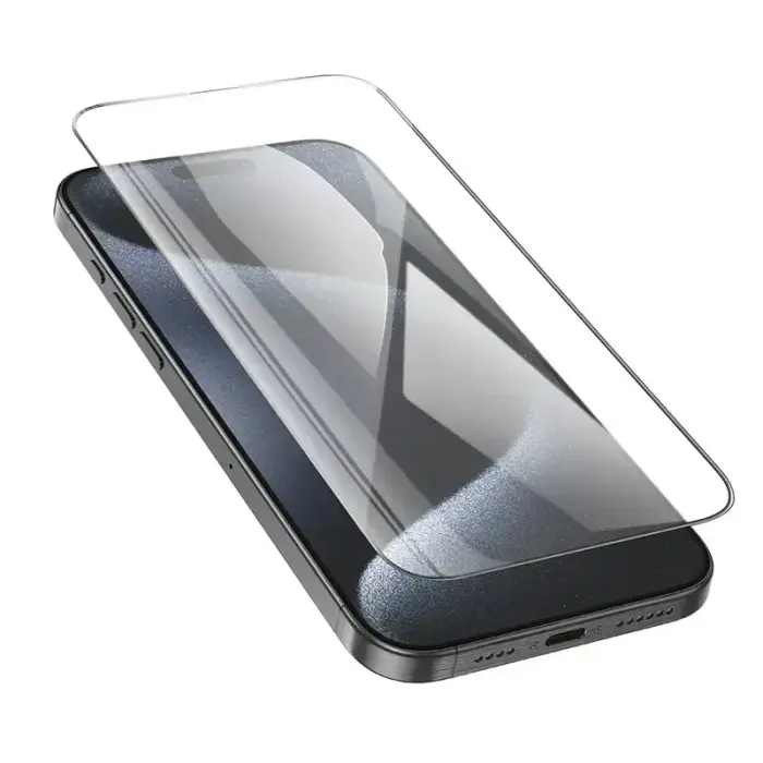 Borofone Tempered glass BF6 Diamond Armor Full Screen HD for Iphone 16 Pro/17 - 10 pieces Foto 4