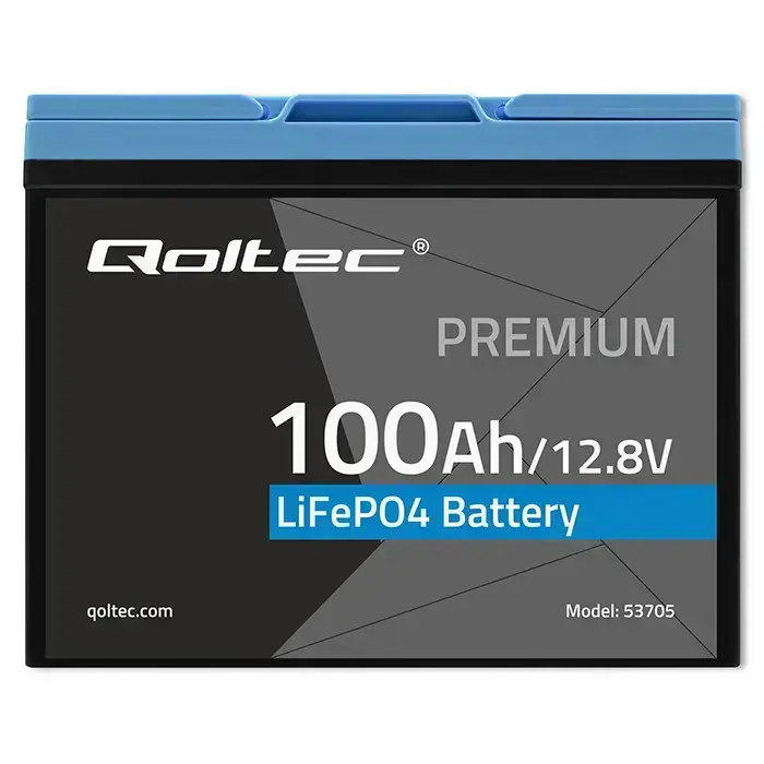 Qoltec LiFePO4 lithium iron phosphate battery | 12.8V | 100Ah | 1280Wh | BMS Foto 5