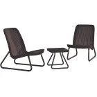 Dārza mēbeļu komplekts Rio Patio Set brūns Foto 1