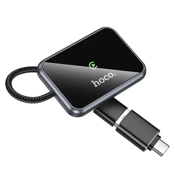 Wireless CarPlay adapter Hoco USB A / USB C HU1 black Foto 2