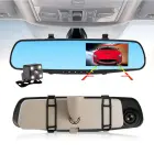 Car Dash Cam DVR-01 Mirror 4,0 inches + rear camera Foto 6