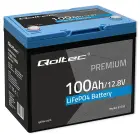 Qoltec LiFePO4 lithium iron phosphate battery | 12.8V | 100Ah | 1280Wh | BMS Foto 1