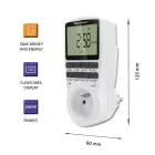 Qoltec Electronic Timer PC0628 | 3680W | 16A | LCD Фото 3