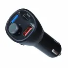 ART transmiter FM bluetooth 5.0 + USB A QC3.0 + Typ C (total 30W) FM-73 black Фото 2