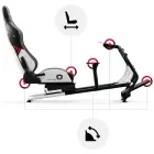 Racing wheel gaming seat Diablo Chairs X-Drive black Фото 5