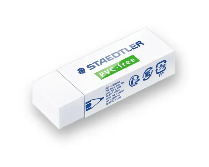 Dzēšgumija STAEDTLER PVC-FREE 525B20, izmērs 65x23x13 mm Foto 2