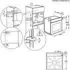 Electrolux cepeškrāsns, iebūv., 72 l, melna Foto 7