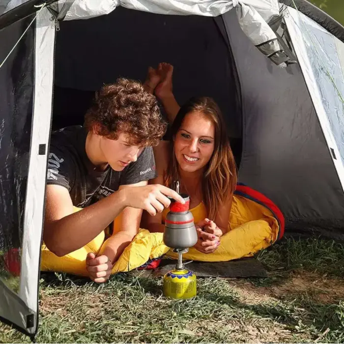The lightest tourist stove for gas cartridges (valve or thread) HIKER 70gram 2.4kW Фото 6