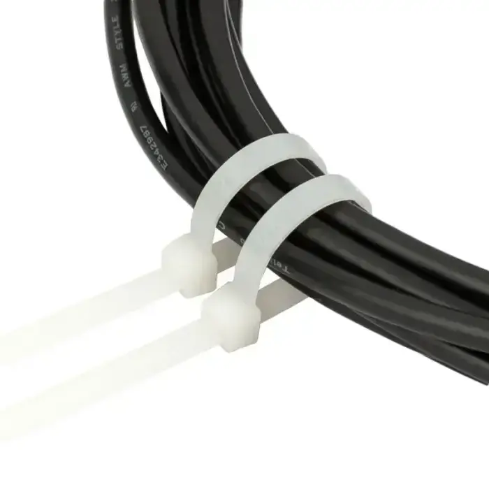 Cable ties 4 x 350mm | white | 100 pcs Photo 2