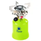 Gas camping stove with punctured gas cartridges FOCUS piezo igniter 1.4kW Фото 2