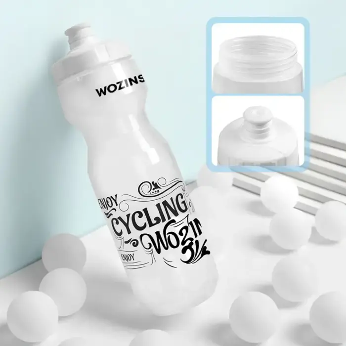 Wozinsky WBR-01T 750ml Bicycle Bottle - Transparent Фото 6