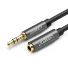 UGREEN AUX Cable Extension mini-jack 3,5 mm, 3m (Gray) Photo 1
