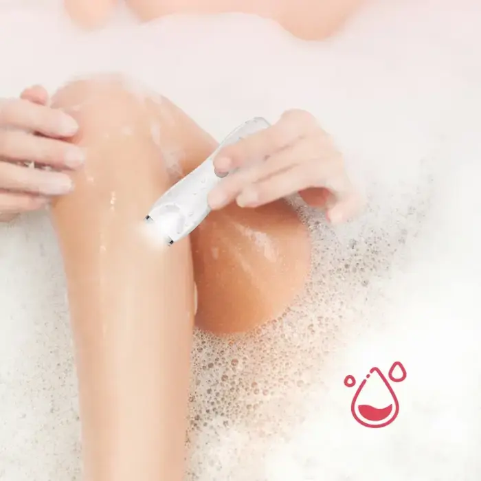 MAXGROOM M-9082 2-in-1 Women's Body and Face Trimmer - White Фото 8