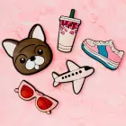 3D Sticker Pink 5pcs set Foto 2