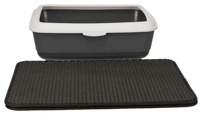 Kaķu tualetes paklājs : Trixie Cat Litter tray sieve mat, EVA, 40*55 cm, black Foto 7